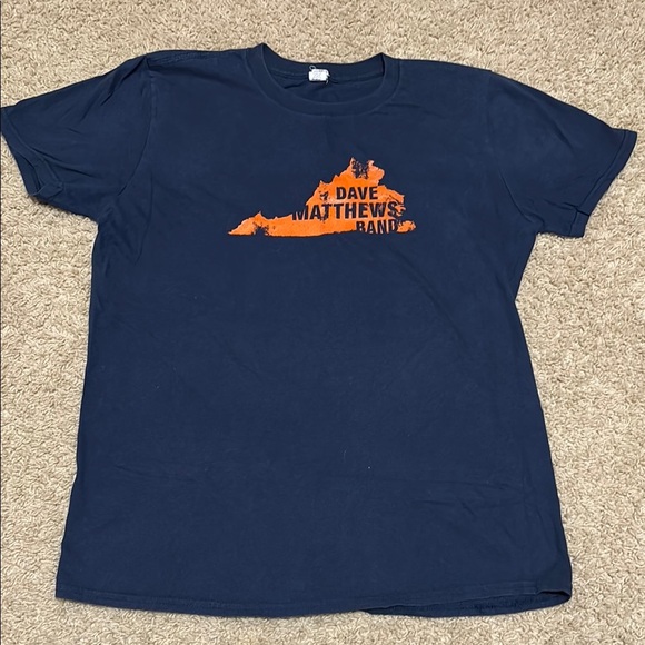 Dave Matthew’s Band DMB - Women’s Tee-Shirt Virginia State Navy/Orange - Medium - Picture 4 of 7